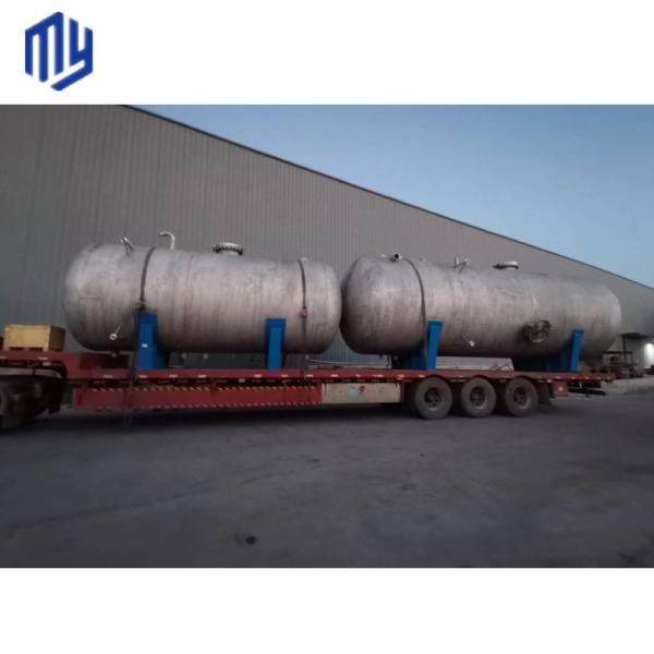 Stainless Steel Horizontal Air Receiver Drum for Liquid Storage Corrosion