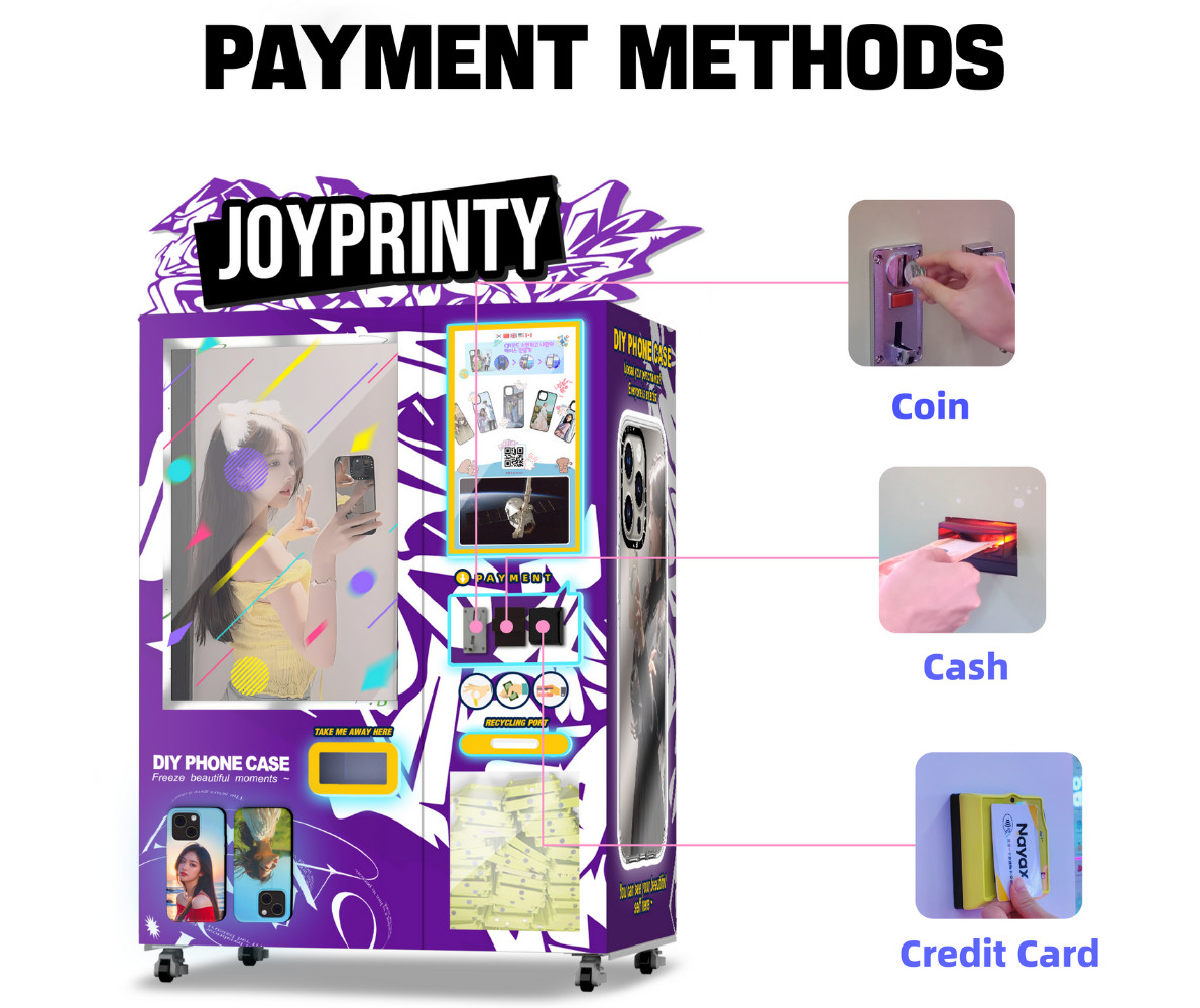 Commercial Self Service Mobile Phone Case Printing Vending Machine High Profit