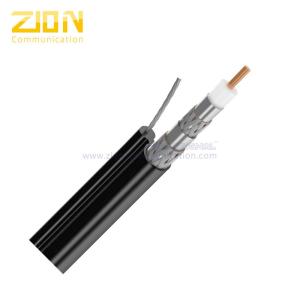 Wholesale CATV RG11 Television Cable Quad Shield Jelly PE Coaxial Cable With Messenger from china suppliers