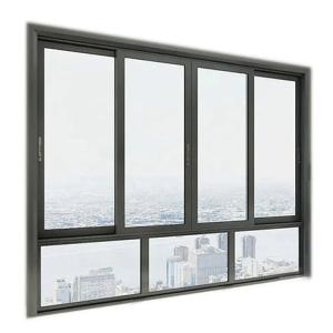 Wholesale Simple Design Residential Glass Balcony Aluminum Frame Sliding Windows With Glass from china suppliers