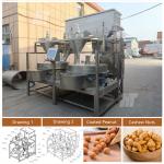 Automatic Flavored Coated Peanut Production Line Sugar / Liquid Coating Peanuts