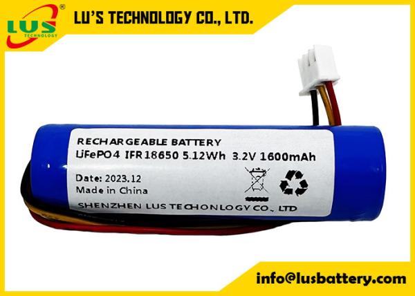 18650 Battery 1500mAh 3.2V Rechargeable Lifepo4 Battery Pack OEM IFR18650 1.5ah