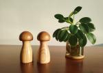 Classic Salt And Pepper Acacia Wood Grinder Set Elegant Mill Modern And Stylish