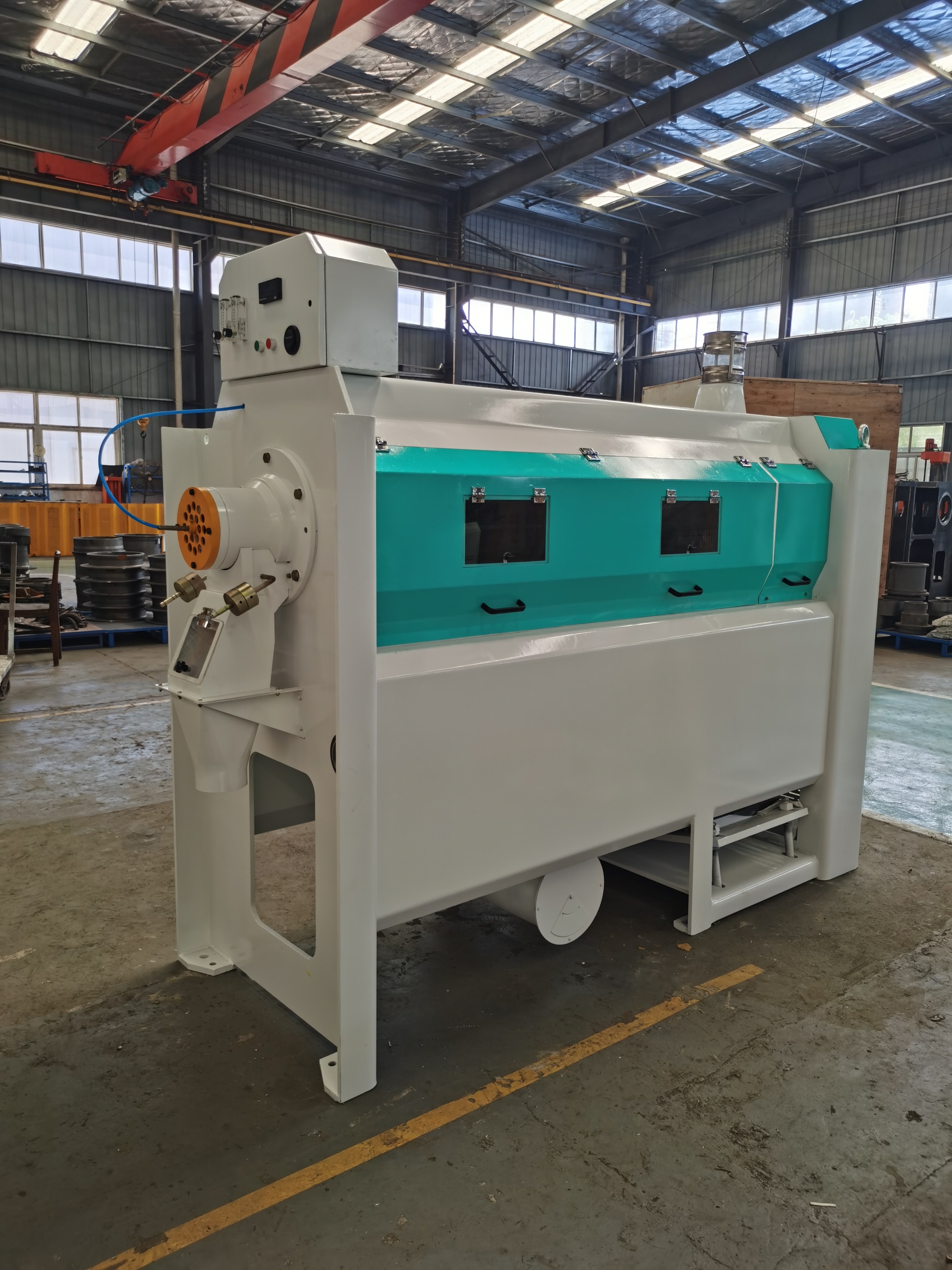 Vertical 220v 5T/H Silky Rice Polisher Machine 1650kg