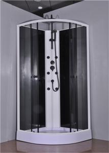 Wholesale Shower Cabin with White acrylic tray 850*850*2250cm white aluminium from china suppliers