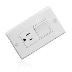 Wholesale Fire Resistance 1Gang 3pin Socket Electrical Wall Socket from china suppliers