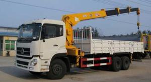 Wholesale White Special Purpose Trucks DFD1250A9 Truck Mounted Crane With Cummins C245 Engine from china suppliers