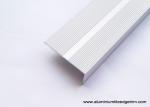 Non Skid Straight Metal Stair Nosing , Wide Edging Stair Step Nosing