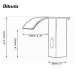 500000 Cycles 35mm Touchless Bathroom Sink Faucet
