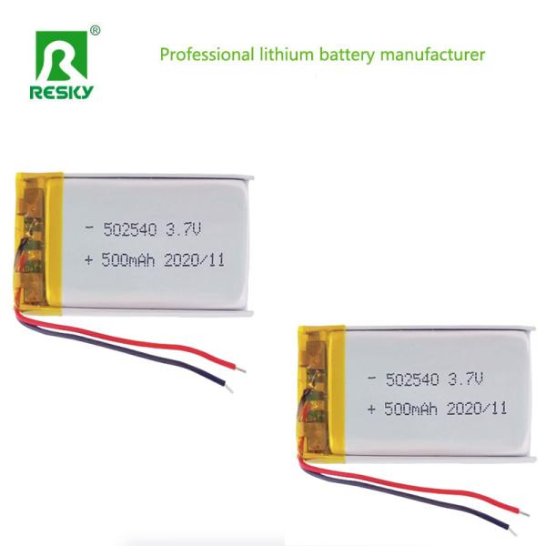 Lithium Battery Cell 502540 3.7v 500mAh Lipo Li-polymer Battery Cell For Smart Watch