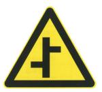 Roadway Use Board Right and Left Direction Diverted Traffic Sign Plate