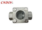 Investment Casting Sight Glass Flow Indicator Screw Ends