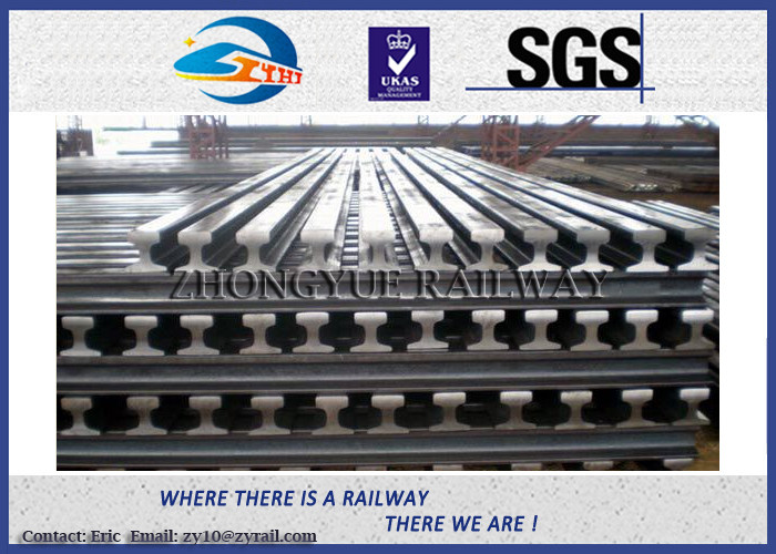 Customized Railroad Steel Crane Rail , American / BS / UIC860 / UIC50 Standard