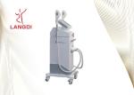 White Two Handpiece Ipl Hair Removal Device For Skin Rejuvenation