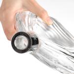 Transparent Round Empty Flint Glass Liquor Wine Whisky Vodka 50ml Capacity for