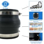 Flexible Rubber Bellows For Piping Quick Coupling Kxt304 Counterclip Pipe Flex