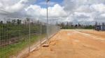 Metal PVC Coated 3d V Bending Welded Wire Mesh Fence Panel Curved Fence For