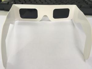 Wholesale Anti Uv Eclipse Viewing Glasses , Black Silver Solar Eclipse Lenses from china suppliers