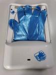 12W No Touch Biodegradable PE Plastic Glove Dispenser Wall Mount