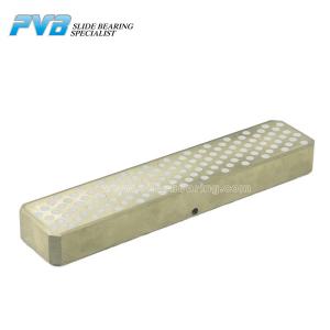 China Lubripad Graphite Plugged Bronze Wear Plate Aluminum Bronze PTFE Bearing Pads on sale
