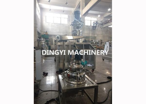 10-2000L Stainless Steel Mixing Vessels , Heated Jacketed Stainless Steel Tank