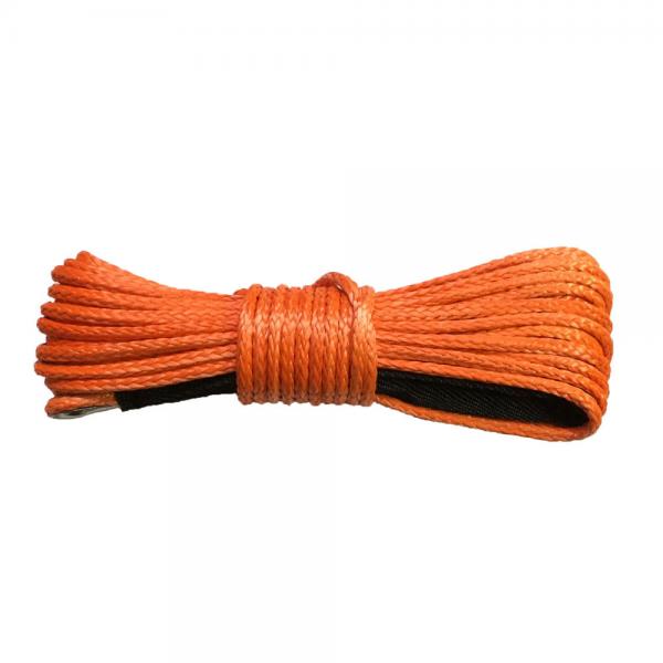 Quality 5mm X 15m Rope Winch Cable UHMWPE With Sheath Car Accessories No Curls for sale