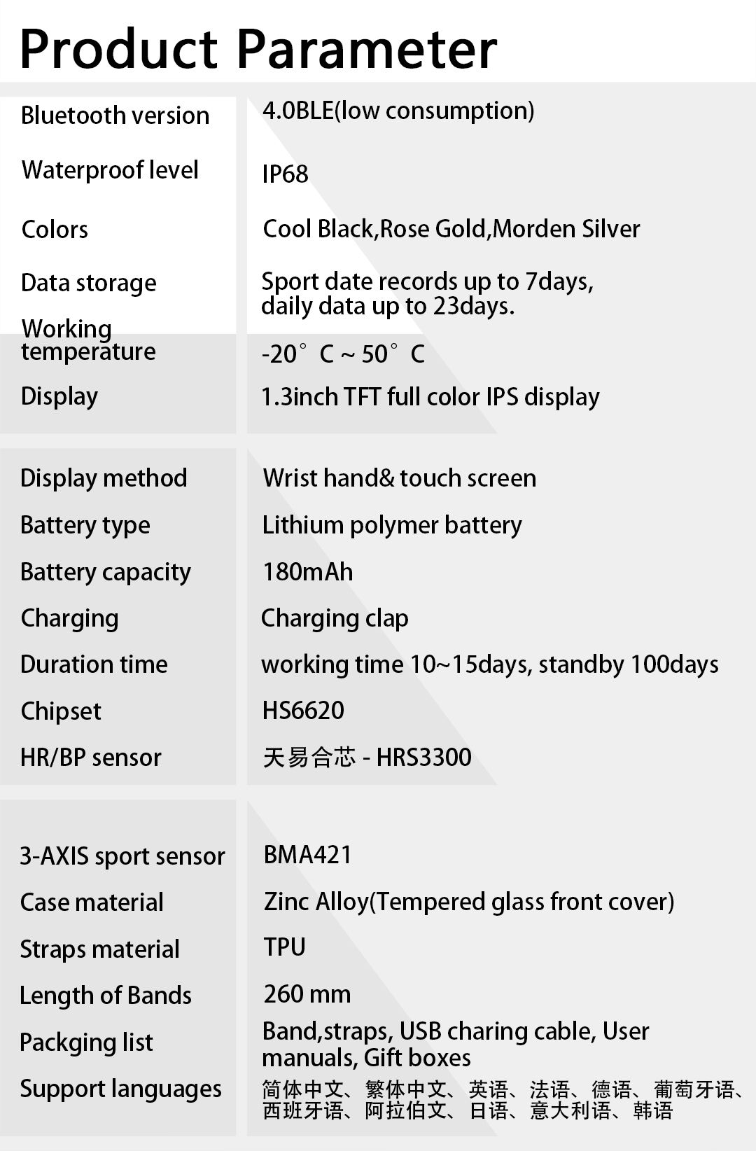 M56 NFC Touch Screen Smartwatch 180mAh Sport Fitness Bracelet