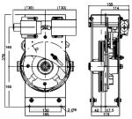 Two Way Elevator Governor Machine Roomless Rope Wheel Diameter Ф240mm , Ф200mm