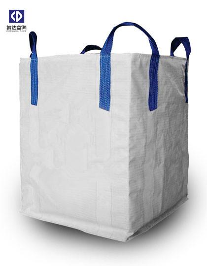 Large Woven Polypropylene FIBC Bulk Bags Duffle Flat Bottom 1000kgs Loading