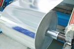 Brushed Silver PET Self Adhesive Label Materials Roll 100u Surface Thickness
