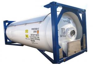 Wholesale 20 feet large capacity T50 ISO Tank Container UN portable LPG propane gas Tank Container from china suppliers
