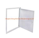 White Powder Coated Metal Ceiling Access Panels With Blue Plastic Key Smooth