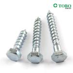 DIN571 Carbon Steel Zinc Plated Hex Wood Screw Coach Screw Hex Lag Screw Bolts