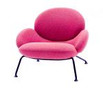 Modern design black legs fabric living room chair upholstered high back leisure
