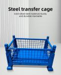 Foldable Steel Transfer Cage Ventilated Stackable Storage Cage