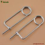 Stainless steel Spring Wire Coiled Tension Safety Pin, Diaper Pin Zinc Finish