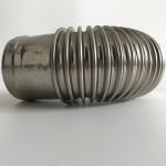 SUS430 Pellet Stove Chimney Bendable Elbow With Locking Band Connection
