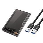 USB3.0 Port Hard Drive Enclosure 2.5 inch HDD SSD Portable Case Transparent