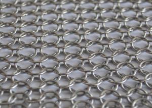 Wholesale SGS Stainless Steel Chainmail Scrubber , 30 Ringer Cast Iron Cleaner For Kichen Pan Cleaning from china suppliers