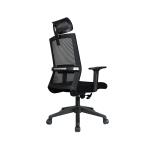 Modern 360 Degree Swivel Computer Mesh Chairs Fixed Lumbar