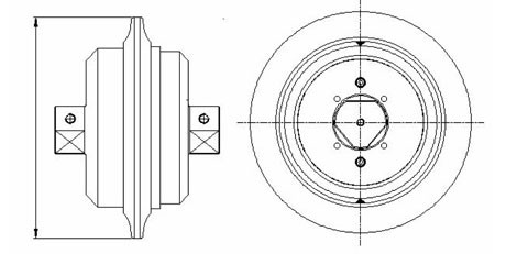 Shield Driving TBM Single Disc Cutter For Crushing Hard Rock