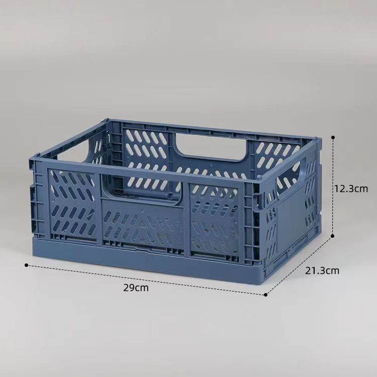 ECO Friendly PP Plastic Desk Crate Stackable Collapsible and Foldable for Organization