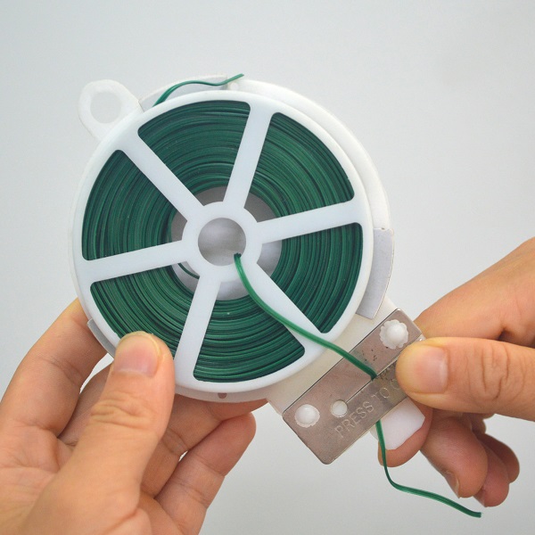50m 100m 2mm Garden Wire Twist Tie With Cutter