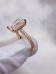 Radiant Diamond Ring White Diamond Ring Engagement Wedding Rings Lab Grown