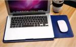 15 / 16 Inch PU Leather Laptop Sleeve Bag Embossing Logo Compatible With Macbook