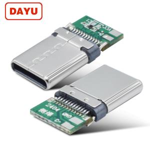Wholesale Side Plug Male Usb 2.0 Reversible Connector For Playing Game Cable from china suppliers