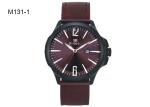 BARIHO Men's Quartz Watch Leather Band Timepiece Water Proof M131