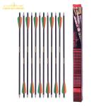 3k Crosswoven Fiber (.204",5mm) Spine 250/3000/350/400/500 Hunting Arrows For