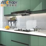 Modern Stylish Kitchen Cabinet Set with PVC Membrane Door Panel Surface