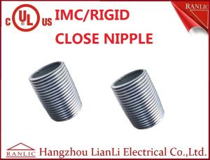 Wholesale 1/2 inch to 4 inch Rigid Conduit Close Nipple All Thread Electro Galvanized from china suppliers